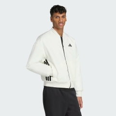 Áo Khoác Adidas Chính Hãng - Stadium Bomber Jacket - Màu Trắng | JapanSport JX5638