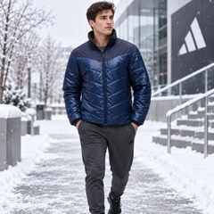 Áo Khoác Adidas Chính hãng - Men Jacket Cytins Pad Running Zipper BQ4244