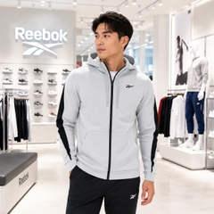 Áo Khoác Reebok Chính Hãng - SWEATSHIRT DreamBlend FZ Hoodie - Màu Xám | JapanSport H49870