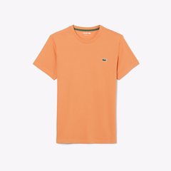 Áo Phông Lacoste nam Chính hãng - Ultra Dry Crocodile Graphic Sport T-Shirt - Màu Cam  | JapanSport TH0003-51-4AD
