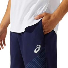 Quần Asics Chính Hãng - Team Double Cross Shorts - Màu Xanh | JapanSport 2101A131