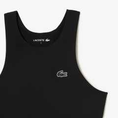 Áo Bra Lacoste nữ Chính hãng - Quick-Drying Sport Top in Recycled Elastic Polyamide - Màu Đen | JapanSport IF5961-51-031