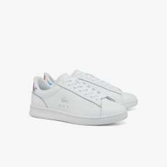 Giày Lacoste Nữ Chính Hãng - Carnaby Set Leather - Màu Trắng | JapanSport 7-48SFA0013-1Y9
