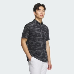 Áo Polo Adidas Chính Hãng -  All-Over Print Short-Sleeve Polo Shirt - Màu Đen | JapanSport JN1225
