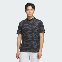 Áo Polo Adidas Chính Hãng -  All-Over Print Short-Sleeve Polo Shirt - Màu Đen | JapanSport JN1225