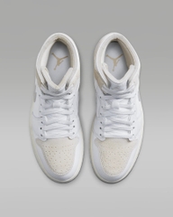 Giày Nike Nam Chính Hãng - Air Jordan 1 Mid SE Craft - Trắng | JapanSport DM9652-120