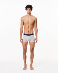 Quần Boxer Lacoste Chính hãng - Trunks 3-Pack - Màu Grey Chine  | JapanSport 5H1300-51 CCA