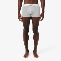 Quần Boxer Lacoste Nam Chính hãng - 3-Pack Trunks Underwear - Màu Đen/Trắng/Xám | JapanSport 5H5150-51-NUA
