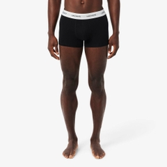 Quần Boxer Lacoste Nam Chính hãng - 3-Pack Trunks Underwear - Màu Đen/Trắng/Xám | JapanSport 5H5150-51-NUA