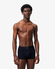 Quần Boxer Lacoste Chính hãng - 3-Pack Crocodile Print Trunks - 3 màu | JapanSport 5h5154-51-I90