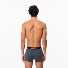 Quần Boxer Lacoste Chính hãng - 3-Pack Stretch Cotton Trunks - Màu Xám | JapanSport 5H7686-51-XB4