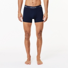 Quần Boxer Lacoste Chính hãng - 3-Pack Microfiber Trunks - Màu Xanh/Trắng/Đỏ | JapanSport 5H9623-51-LAW