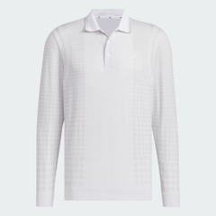 Áo Polo Adidas Nam Chính Hãng -  PRIMEKNIT long-sleeved shirt with seamless sides - Màu Trắng | JapanSport IM7301