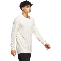 Áo dài tay Adidas Chính Hãng - Tech Long-Sleeve Sportswear T-Shirt - Màu Be | JapanSport JN3948