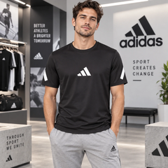 Áo Phông Adidas Nam Chính Hãng - Adidas Z.N.E. Tee - Màu Đen  | JapanSport JC7920