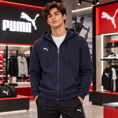 Áo Khoác Puma Chính Hãng - teamGOAL Casual Hooded Jacket - Màu navy | JapanSport 659325-06