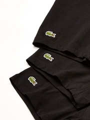 Quần Boxer Lacoste Chính hãng - Casual Classic 3 Pack Cotton Stretch Boxer Briefs - Màu Đen | JapanSport 6H9302-51-031