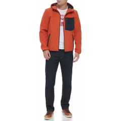 Áo Khoác Levi's Chính Hãng -  Men's Softshell Active Hoodie - Màu Cam| JapanSport LM2KP157-ora