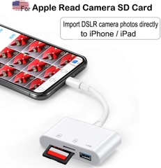 Đầu Đọc Thẻ SD TF USB 3in1 Chính hãng dành cho Iphone | JapanSport