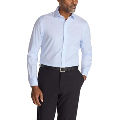 Áo sơ mi Tommy Hilfiger Chính hãng - Flex Essentials Slim-Fit Dress Shirt - Màu Xanh | JapanSport 24N2290400