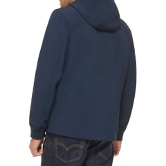 Áo Khoác Levi's Chính Hãng - Water-Resistant Soft Shell Trail Hoodie Jacket - Màu Navy | JapanSport LM2RP196-mid