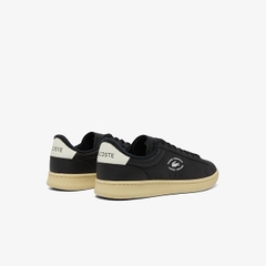 Giày Lacoste Nữ Chính Hãng - Carnaby Set Leather Sneakers - Màu Đen | JapanSport 7-48SFA00173E6