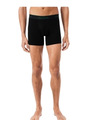Quần Boxer Lacoste Chính hãng - 3-Pack Stretch Essentials - Màu White/Blue/Green | JapanSport 6H9303-51-6I2