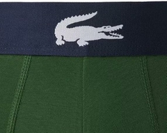 Quần Boxer Lacoste Chính hãng - 3-Pack Stretch Essentials - Màu White/Blue/Green | JapanSport 6H1295-51-P52