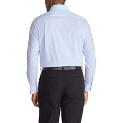 Áo sơ mi Tommy Hilfiger Chính hãng - Flex Essentials Slim-Fit Dress Shirt - Màu Xanh | JapanSport 24N2290400