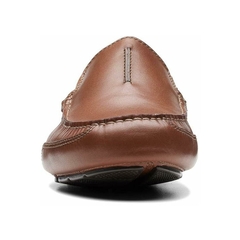 Giày Clark Nam Chính Hãng - Markman Stitching Loafer Shoe - Màu Nâu | JapanSport 261-71568