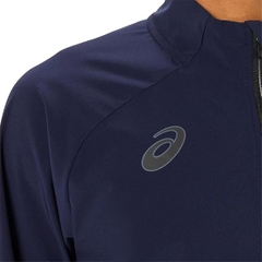 Áo Khoác Asics Chính Hãng - Soccer Wear Stretch Cross Soccer - Màu Xanh | JapanSport 2101a263-405