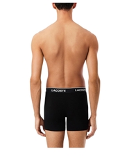 Quần Boxer Lacoste Chính hãng - 3-Pack Stretch Essentials - Màu White/Blue/Green | JapanSport 6H9303-51-6I2