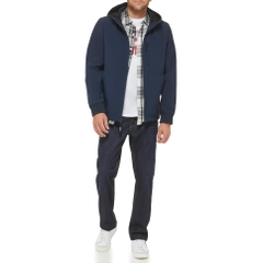 Áo Khoác Levi's Chính Hãng - Water-Resistant Soft Shell Trail Hoodie Jacket - Màu Navy | JapanSport LM2RP196-mid