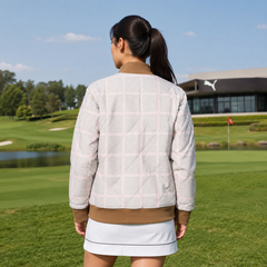 Áo Khoác Puma Chính Hãng - for women with classic plaid - Màu Trắng | JapanSport 624969-04