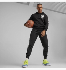 Áo Puma Nam Chính Hãng - Men's Basketball Hoops 2.0 Hoodie - Màu Đen | JapanSport 625248-01