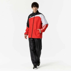 Áo Khoác Mizuno Chính Hãng - Active Warmer Jacket  - Màu Đỏ | JapanSport 62JEB502-62