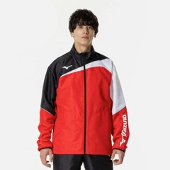 Áo Khoác Mizuno Chính Hãng - Active Warmer Jacket  - Màu Đỏ | JapanSport 62JEB502-62