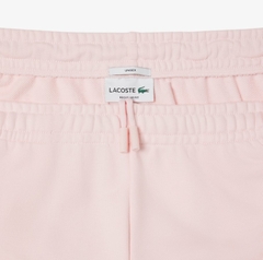Quần Short Lacoste Chính hãng - Printed Cotton Fleece Shorts - Màu Hồng | JapanSport GH0990-51-T03