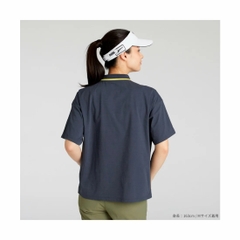 Áo Polo Puma Chính Hãng - Women's short-sleeved ribbed collar golf polo shirt FOG - Màu Navi | JapanSport  633352-02