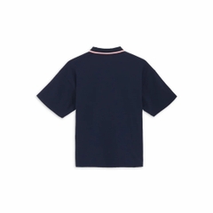 Áo Polo Puma Chính Hãng - Women's short-sleeved ribbed collar golf polo shirt FOG - Màu Navi | JapanSport  633352-02