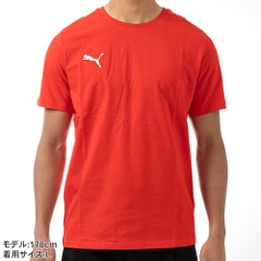 Áo Phông Puma Chính hãng - TEAMGOAL Casual T-Shirt - Màu Đỏ | JapanSport 659376-01