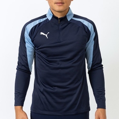 Áo Khoác Puma Nam Chính Hãng - INDIVIDUALLIGA 1/4 - Màu Navy | JapanSport 660196-06