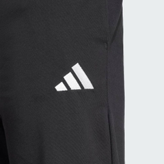 Quần Dài Adidas Chính Hãng - Essentials Small Logo Single Jersey - Màu Đen | JapanSport JF1105