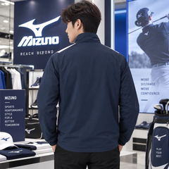 Áo Khoác Mizuno Chính Hãng - TM Warmer - Màu Navy | JapanSport P2ME259014