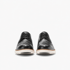 Giày Cole Haan Nam Chính Hãng - ØriginalGrand Remastered Wingtip Oxfords - Màu Đen | JapanSport C39598