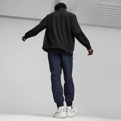 Bộ thể thao Puma Nam Chính Hãng - Woven Tracksuit - Màu Đen/Xanh | JapanSport 681261-14