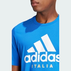 Áo Phông Adidas Nam Chính Hãng - Italy DNA Graphic Tee - Màu Xanh | JapanSport IS0617