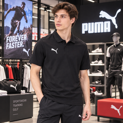 Áo Polo Puma chính hãng - Practice Casual Polo - Màu đen | JapanSport 659385-03