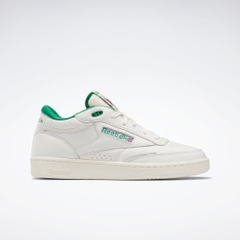 Giày Reebok Chính Hãng - Adult Club C Mid II Vintage Sneaker - Màu trắng | JapanSport H68833