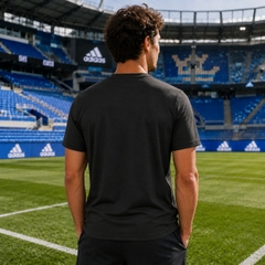 Áo Phông Adidas Nam Chính Hãng - Charlotte FC Vintage World Pre-Game Short Sleeve T-Shirt - Màu Đen | JapanSport JP5010